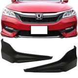 16-17 Honda Accord 4D HFP Style 2PC Front Lip Underbody Spoilers - PU