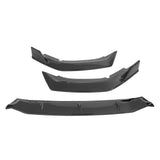 20-23 Nissan Sentra Sedan IK 3PCS Front Bumper Lip Spoiler PP Gloss Black