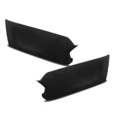 19-22 Nissan Maxima Rear Bumper Lip Corner Apron Unpainted Black PU - 2PCS