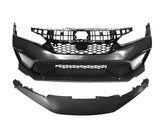 22-23 Honda Civic Sedan Type R Style Front Bumper Cover PP + Upper Grille + Trim