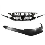 22-23 Honda Civic Sedan 4Dr Type SI Style Front Upper Grille + Upper Trim