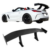 Universal 65 Inch GT Adjustable Trunk Spoiler V1 Brackets V4A Legs + Side Plates