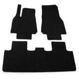 20-23 Tesla Model Y 4-Door Floor Mats Carpet Front & Rear - Nylon Black 3PCS