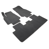 20-23 Tesla Model Y 4-Door Floor Mats Carpet Front & Rear Nylon - Gray 3PCS