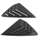 23-24 Honda Accord IK Side Quarter Window Louver Covers ABS - Matte Black