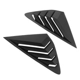 23-24 Honda Accord IK Side Quarter Window Louver Covers ABS - Matte Black