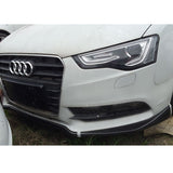 Fits 12-16 Audi A5 Sportback Carbon Fiber Front Bumper Lip