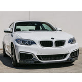 14-18 BMW F22 MSport 3D Style Front Bumper Lip - Forged Carbon Fiber