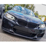 14-18 BMW 2 Series F22 M Sport Front Bumper Lip Carbon Fiber