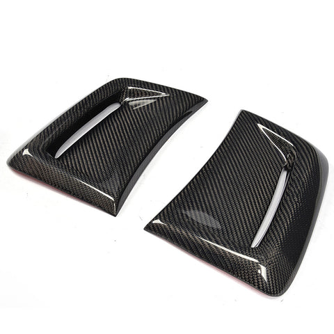 12-14 Benz C Class W204 C63 AMG Side Fender Fin Air Intake Vent Carbon Fiber