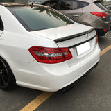 10-16 Mercedes E-Class W212 Sedan V Style Trunk Spoiler Wing - Carbon Fiber