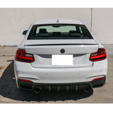 14-19 BMW F87 M2 F22 Coupe V Style Trunk Spoiler - Forged Carbon Fiber