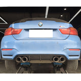 15-19 BMW F82 M4 P Style Rear  Bumper Diffuser - Carbon Fiber