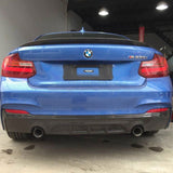 14-18 BMW 2 Series F22 F23 M Sport P Style Rear Diffuser - Carbon Fiber