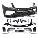 16-18 Mercedes Benz W253 GLC 63 Couple Style Front + Rear Bumper Conversion Bodykits