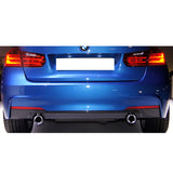 12-18 BMW F30 M-Tech M Sport Sedan Rear Bumper Bodykit with rear Diffuser (o---o)