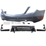 17-19 Mercedes Benz W222 S550 S600 AMG Style Rear Bumper Cover Conversion With PDC Holes