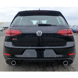 17-19 VW Golf MK7 Rear Diffuser Bumper Valance Single Muffler Twin Outlet