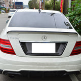 08-14 Mercedes Benz W204 Sedan IK2 Style Carbon Fiber CF Trunk Spoiler