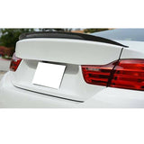 14-20 BMW F32 4 Series P Style Trunk Spoiler Wing - Carbon Fiber Look ABS