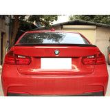 12-19 BMW 3-Series F30 F80 P Style Trunk Spoiler Lip Wing - CF