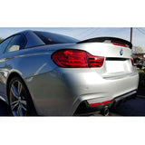 14-17 BMW 4-Series F83 P Style Trunk Spoiler Wing - Carbon Fiber