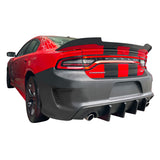 15-21 Dodge Charger SRT Style Add-On Trunk Spoiler Wing ABS - Matte Black