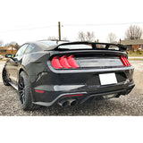 15-20 Ford Mustang Coupe TP Track Pack Trunk Spoiler Wing Unpainted - ABS