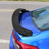 22-23 Honda Civic Sedan HPD V2 Style Rear Trunk Spoiler Wing - Matte Black