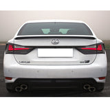 13-18 Lexus GS OE Style Trunk Spoiler Matte Black ABS