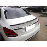 15-18 Mercedes Benz C-Class W205 Coupe Trunk Spoiler C63 Style - Carbon Fiber