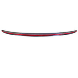 14-16 Mercedes CLA W117 FD Style Trunk Spoiler - Carbon Fiber with Red Line