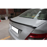 08-14 Mercedes-Benz C-Class W204 4 Door Trunk Spoiler - Carbon Fiber