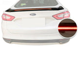 13-18 Ford Fusion Long LED Style Trunk Spoiler Matte Black - ABS