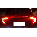 16-18 Honda Civic 4Dr Sedan Long LED Style Trunk Spoiler - ABS Gloss Black