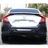 16-18 Honda Civic 10th X Gen 4Dr Sedan CTR Rear Bumper Cover Replacement