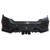 16-18 Honda Civic CTR Type R 10th Rear Bumper