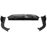 19-21 G05 X5 M Sport Rear Diffuser ABS PP 3PC - Carbon Fiber Print