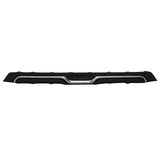 16-18 Civic X Sedan Rear Bumper Lip Diffuser Carbon Fiber Look Chrome PP