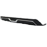 16-18 Civic X Sedan Rear Bumper Lip Diffuser Carbon Fiber Look Chrome PP