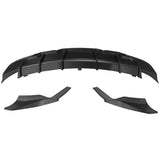 17-23 Tesla Model 3 Rear Bumper Lip Diffuser w/ Aprons 3PC - Matte Black