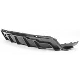 20-22 Tesla Model Y Rear Bumper Lip Diffuser Splitter - Carbon Fiber Print