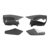 20-22 Tesla Model Y Rear Bumper Lip Diffuser Splitter - Carbon Fiber Print