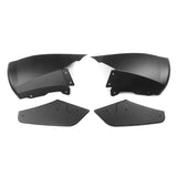 20-22 Tesla Model Y Rear Bumper Lip Diffuser Shark Fin Splitter - Matte Black