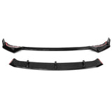 19-20 BMW G05 X5 M Sport Front Bumper Lip Spoiler 2PC ABS - Gloss Black