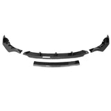 19-21 BMW G05 X5 M Sport Front Lip 4PC ABS - Carbon Fiber Print