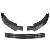 19-22 BMW G20 Sport Line IK Front Bumper Lip - Carbon Fiber Print 3PCS PP