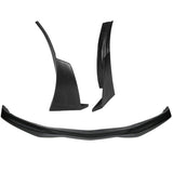 16-18 Chevy Camaro IK V5 Style Front Bumper Lip With Splitters Black - PU