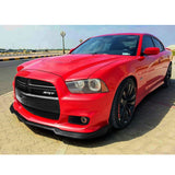 11-14 Dodge Charger SRT IK Style Front Bumper Lip Splitter - PU