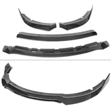 15-20 Dodge Charger SRT V3 Style Front Lip Underbody 4PC Set - Gloss Black ABS